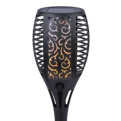 Globo LED-lampe med jordspyd 33077 Lommelygte, sort, plast