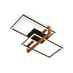 LED-loftlampe 3775015 2 lyskilder med træ^Briloner Discount