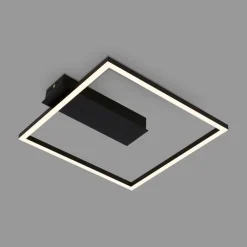 Briloner LED-loftlampe 3771 i rammeform, sort