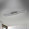JUST LIGHT. GmbH LED-loftlampe Asmin, CCT, sort, 95x17,5cm