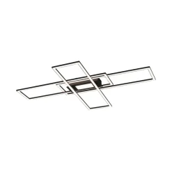 LED-loftlampe Asmin, CCT, sort, 98,9x69,4cm^JUST LIGHT. GmbH Hot