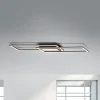 JUST LIGHT. GmbH LED-loftlampe Asmin, CCT, sort, 100x17,9cm