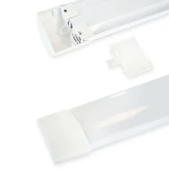 LED-loftlampe Batten, længde 90 cm, aluminium, hvid, 4.000 K^Milagro Lighting Best