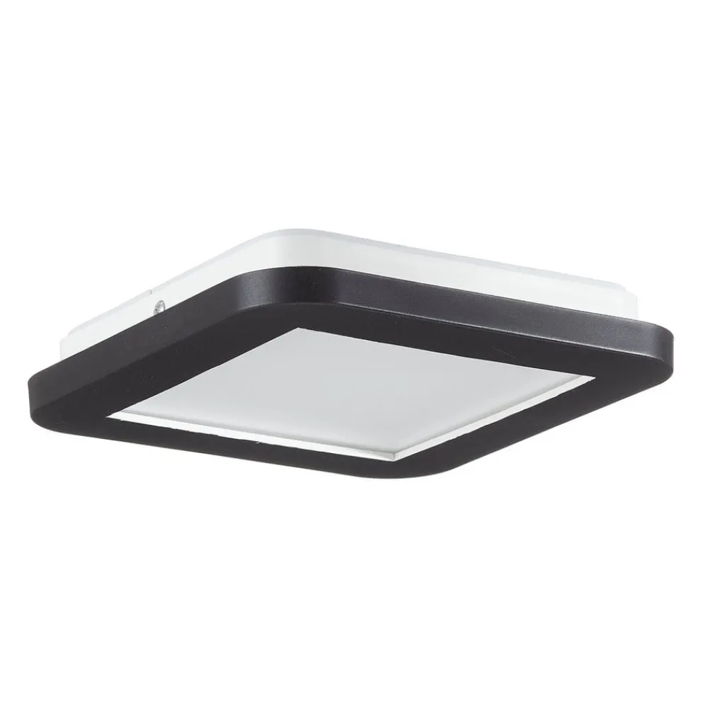 LED-loftlampe Camillus, kvadratisk, 17 cm^Reality Leuchten Online