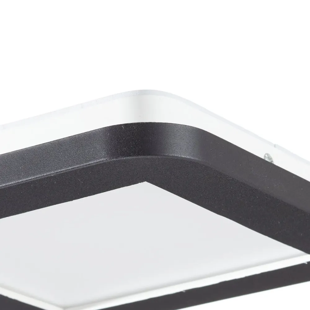 LED-loftlampe Camillus, kvadratisk, 17 cm^Reality Leuchten Online