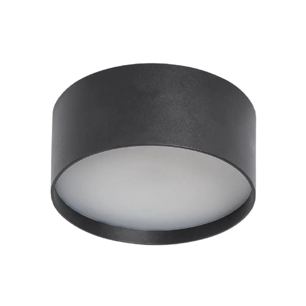 LED-loftlampe 9092, Ø 12 cm, antracit, IP44, metal^CMD Discount
