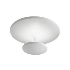 LED-loftlampe Conrad, hvid, Ø 50 cm, metal, dæmpbar^Fabas Luce Best