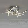 LED-loftlampe Cross tunable white, 5 lys, krom^FISCHER & HONSEL Online