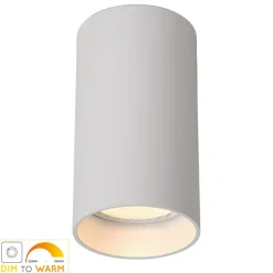Lucide LED-loftlampe Delto dæmpbar til varm, rund, hvid