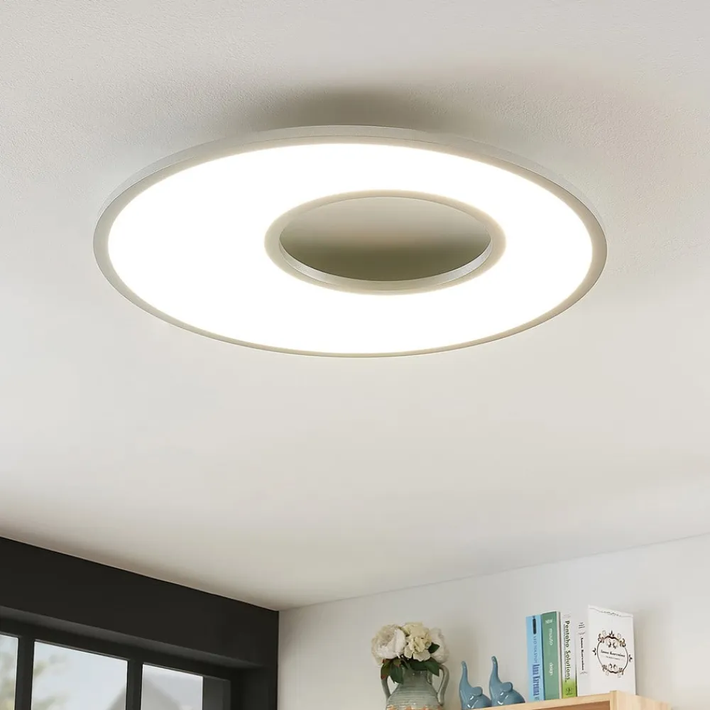 Lucande Arbejdsrum/Kontor|Loftlamper>LED-loftlampe Durun, dæmpbar, CCT, rund, 60 cm