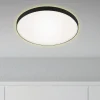Briloner LED-loftlampe Flet med baggrundsbelysning, Ø 35,5 cm