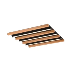 LED-loftlampe Fontana, 46 x 30 cm træ/sort træ/metal^Trio Lighting Clearance