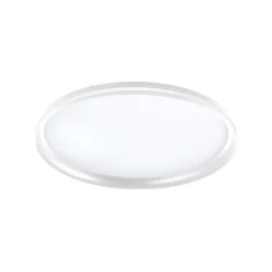 Fabas Luce LED-loftlampe Isy, hvid, Ø 55 cm, metal, CCT, dæmpbar