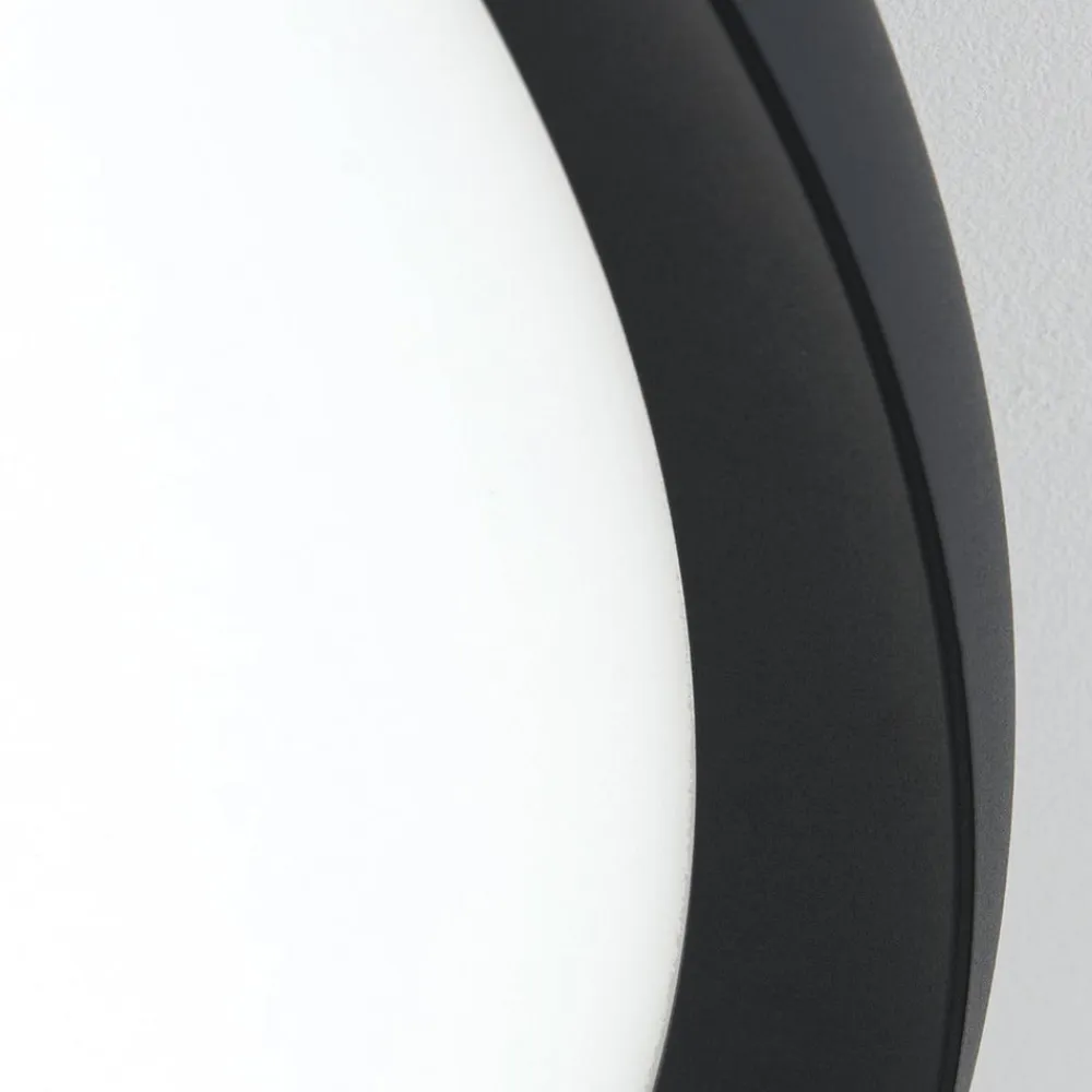 ORION LED-loftlampe Kant, Ø 60 cm sort, CCT metal/plast