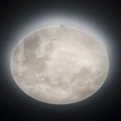 LED-loftlampe Lunar med fjernbetjening 60cm^Trio Lighting