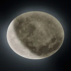 Børn Trio Lighting LED-loftlampe Lunar med fjernbetjening 40cm