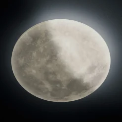 Børn Trio Lighting LED-loftlampe Lunar med fjernbetjening 40cm
