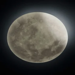 Børn Trio Lighting LED-loftlampe Lunar med fjernbetjening 40cm