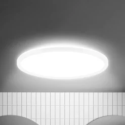 Briloner Loftlamper|Loftlamper>LED-loftlampe Move, sensor, Ø 42 cm, IP44, hvid, 4000K