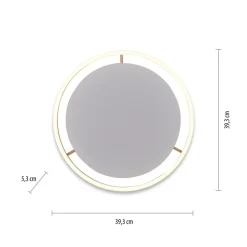 LED-loftlampe Ritus, Ø 39,3 cm, mat messing^JUST LIGHT. GmbH Sale