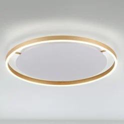 LED-loftlampe Ritus, Ø 58,5 cm, mat messing^JUST LIGHT. GmbH Hot