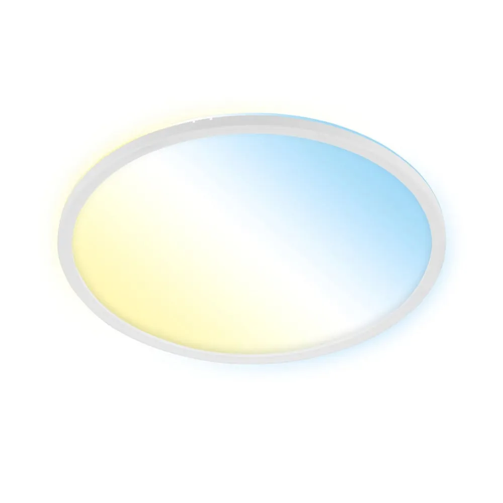 LED-loftlampe Slim S dæmpbar CCT hvid Ø 29 cm^Briloner Outlet