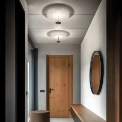 Linea Light LED-loftlampe Stilo_S, sort, Ø 35 cm