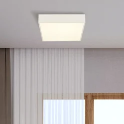 Searchlight Loftlamper>LED-loftlampe til badeværelset Zeus, hvid, længde 30 cm, metal