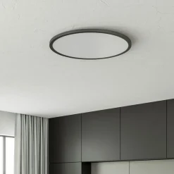 LED-loftlampe Tuco CCT, dæmpbar, sort Ø 50 cm^Brilliant Discount