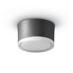 LCD Udendørs Loftlamper>LED-loftslampe 1420 til udendørs brug, grafit Ø 13 cm
