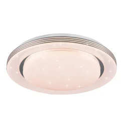 Børn Reality Leuchten LED-loftslampe Atria, Ø 48 cm, hvid, plast, CCT