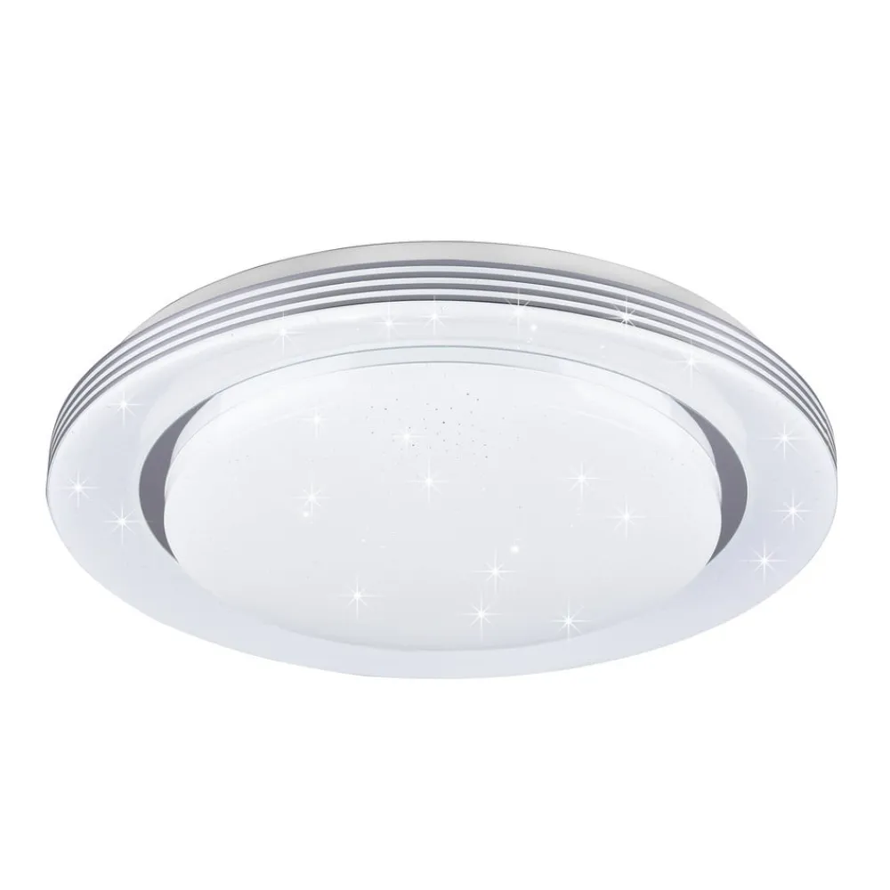 Børn Reality Leuchten LED-loftslampe Atria, Ø 48 cm, hvid, plast, CCT