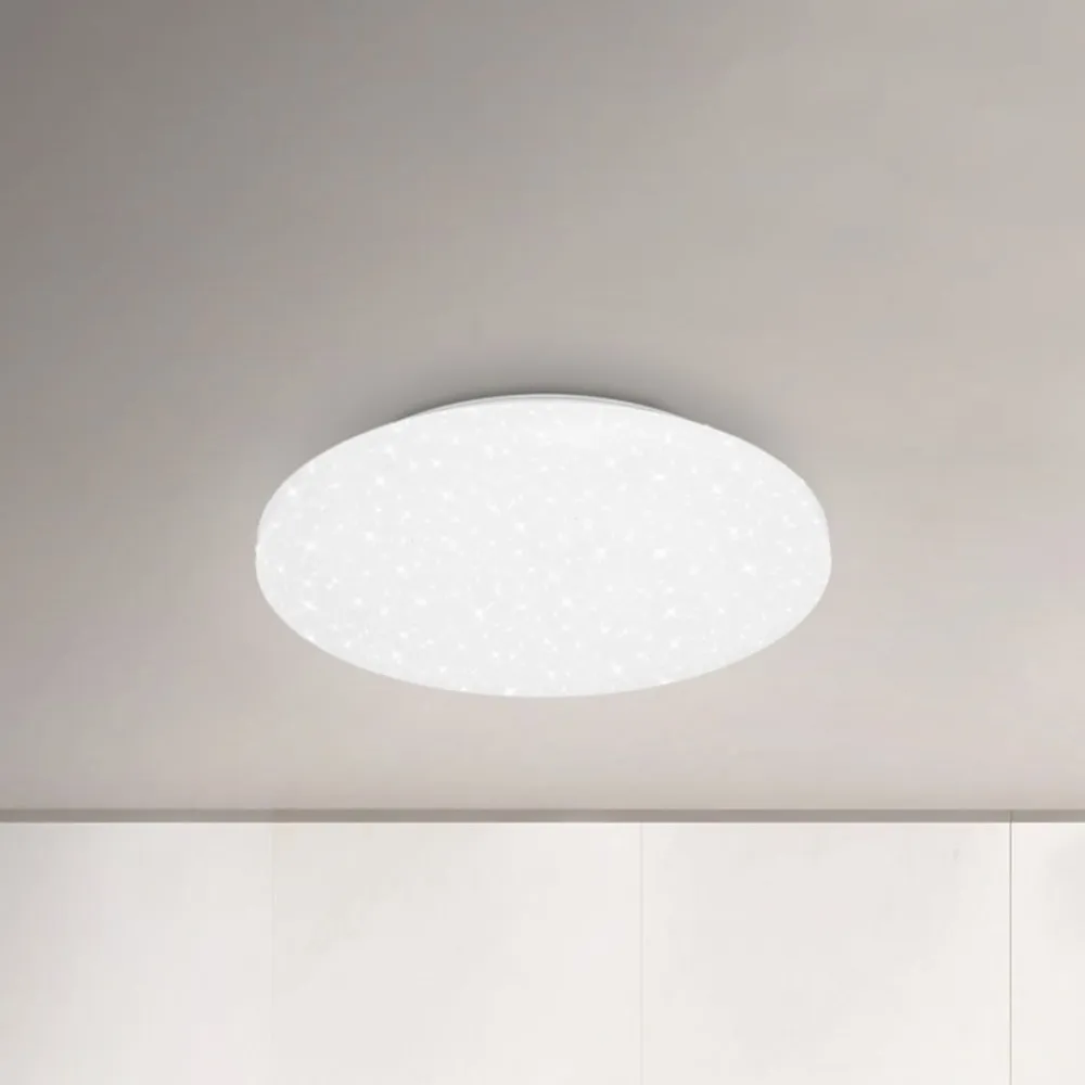 LED-loftslampe Case IP44 starry sky 840 Ø 34cm^Briloner New