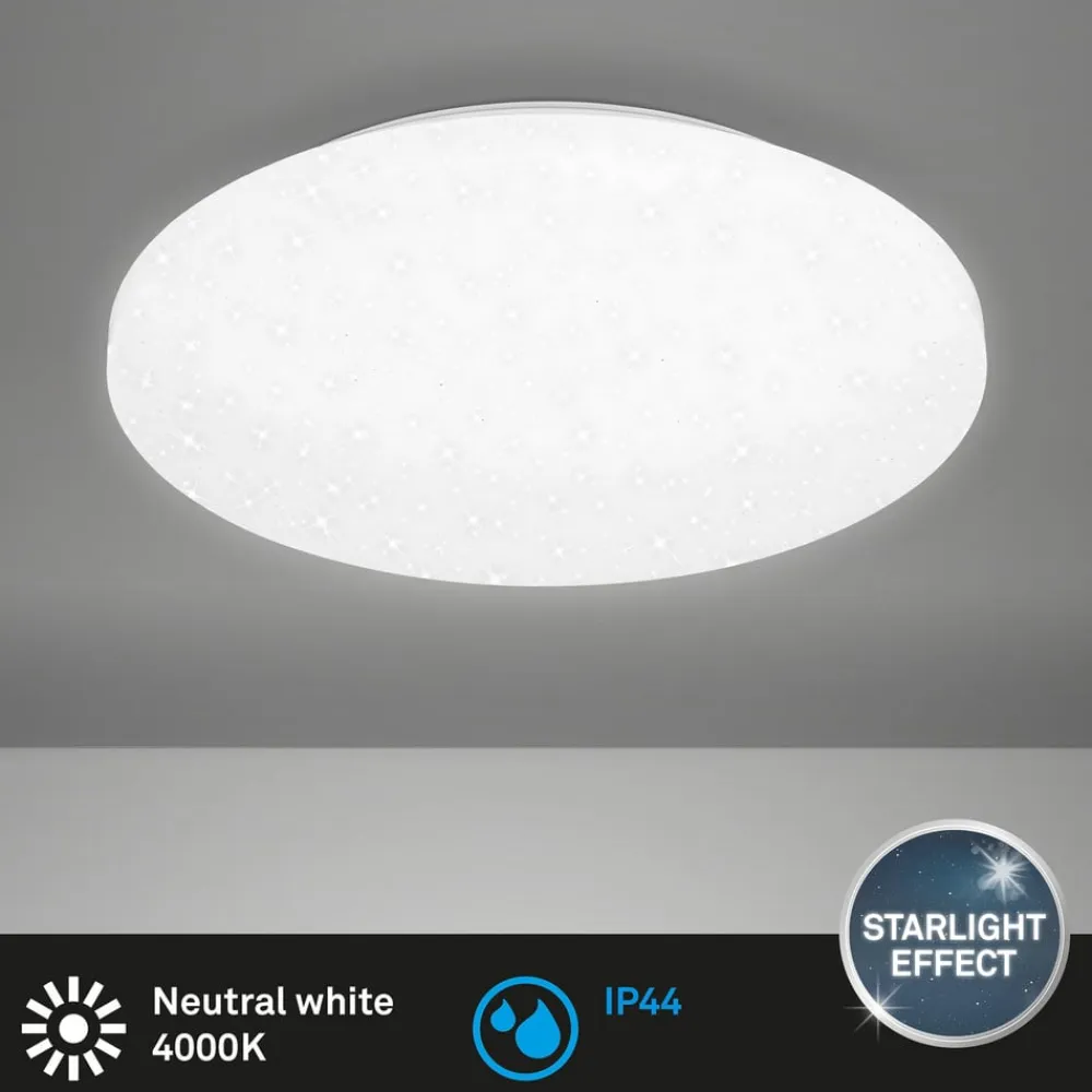 LED-loftslampe Case IP44 starry sky 840 Ø 34cm^Briloner New