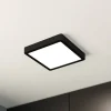 EGLO Loftlamper|Loftlamper>LED-loftslampe Fueva 5 IP44 3000K sort 21x21cm