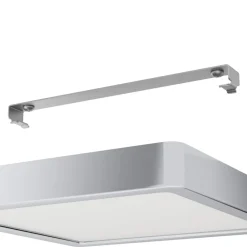 LED-loftslampe Fueva 5 IP44 3000K krom 21x21cm^EGLO Online