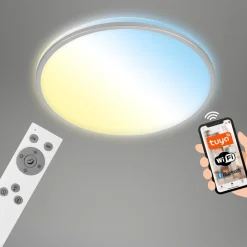 Briloner LED-loftslampe Ivy S, dæmpbar, CCT, Ø 49 cm