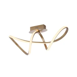 LED-loftslampe Maria, dæmpbar, messing^JUST LIGHT. GmbH Online