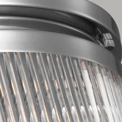 FEISS LED-loftslampe Paulson IP44 krom Ø 38,1 cm