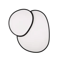 LED-loftslampe Rise, sort, 77 x 63 cm, CCT, dæmpbar^Trio Lighting New