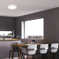 LED-loftslampe Slim, rund, 29,3 cm^Briloner