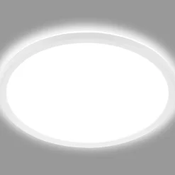 Briloner LED-loftslampe Slim, rund, 42 cm