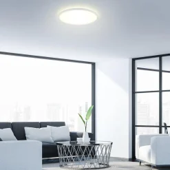 Briloner LED-loftslampe Slim, rund, 42 cm