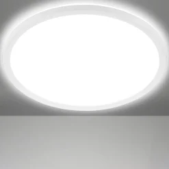 Briloner LED-loftslampe Slim, rund, 42 cm