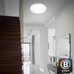 Briloner Loftlamper|Loftlamper>LED-loftslampe Slim S dæmpbar CCT hvid Ø 45 cm