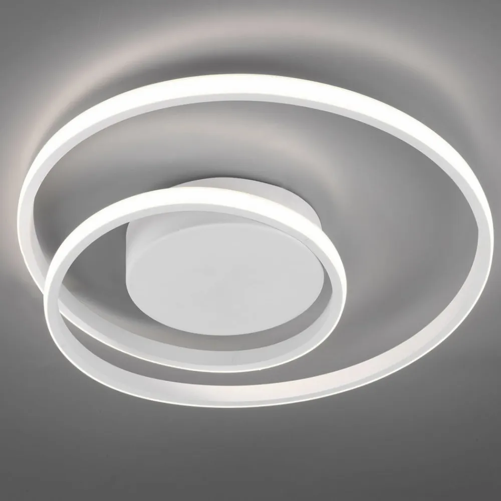 Reality Leuchten LED-loftslampe Zibal, dæmpbar, hvid