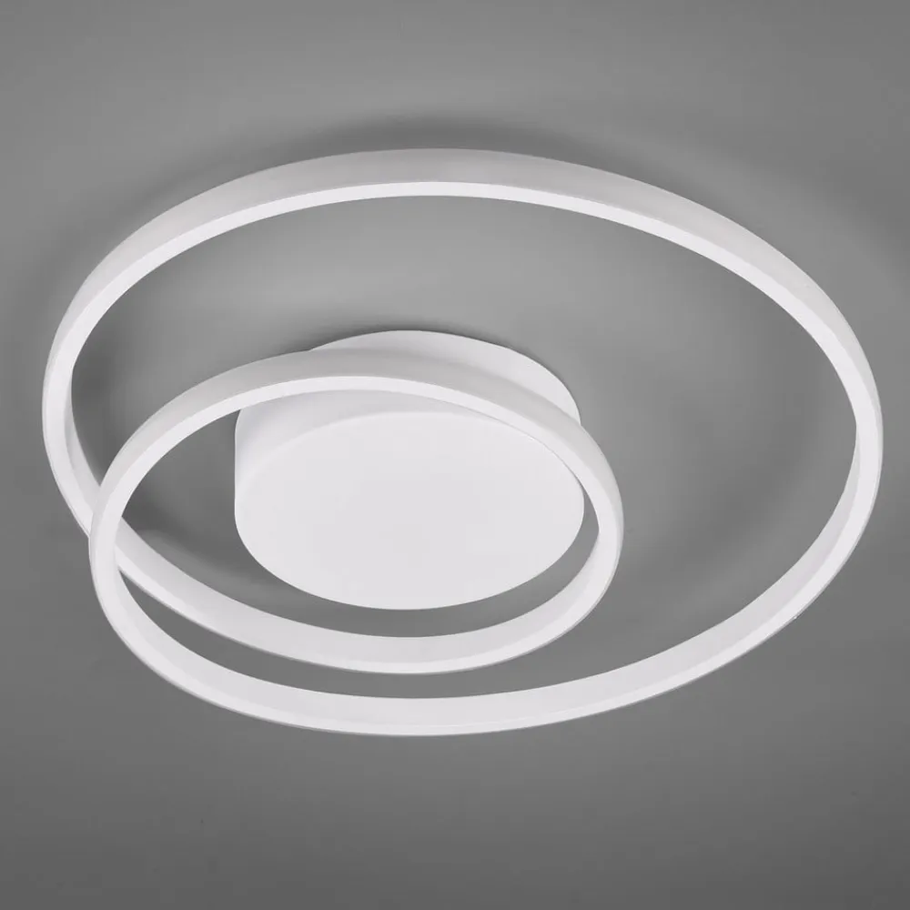 Reality Leuchten LED-loftslampe Zibal, dæmpbar, hvid