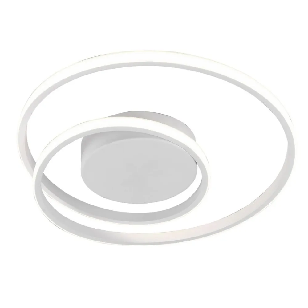 Reality Leuchten LED-loftslampe Zibal, dæmpbar, hvid