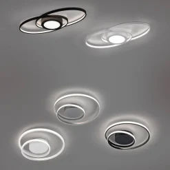 Reality Leuchten LED-loftslampe Zibal, dæmpbar, hvid