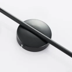 LED-loftspot Camille, sort, to lyskilder^Lindby Best